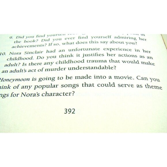 Honeymoon by James Patterson Howard Roughan Book 1of 2 Series Paperback Feb 2005 - Picture 5 of 8